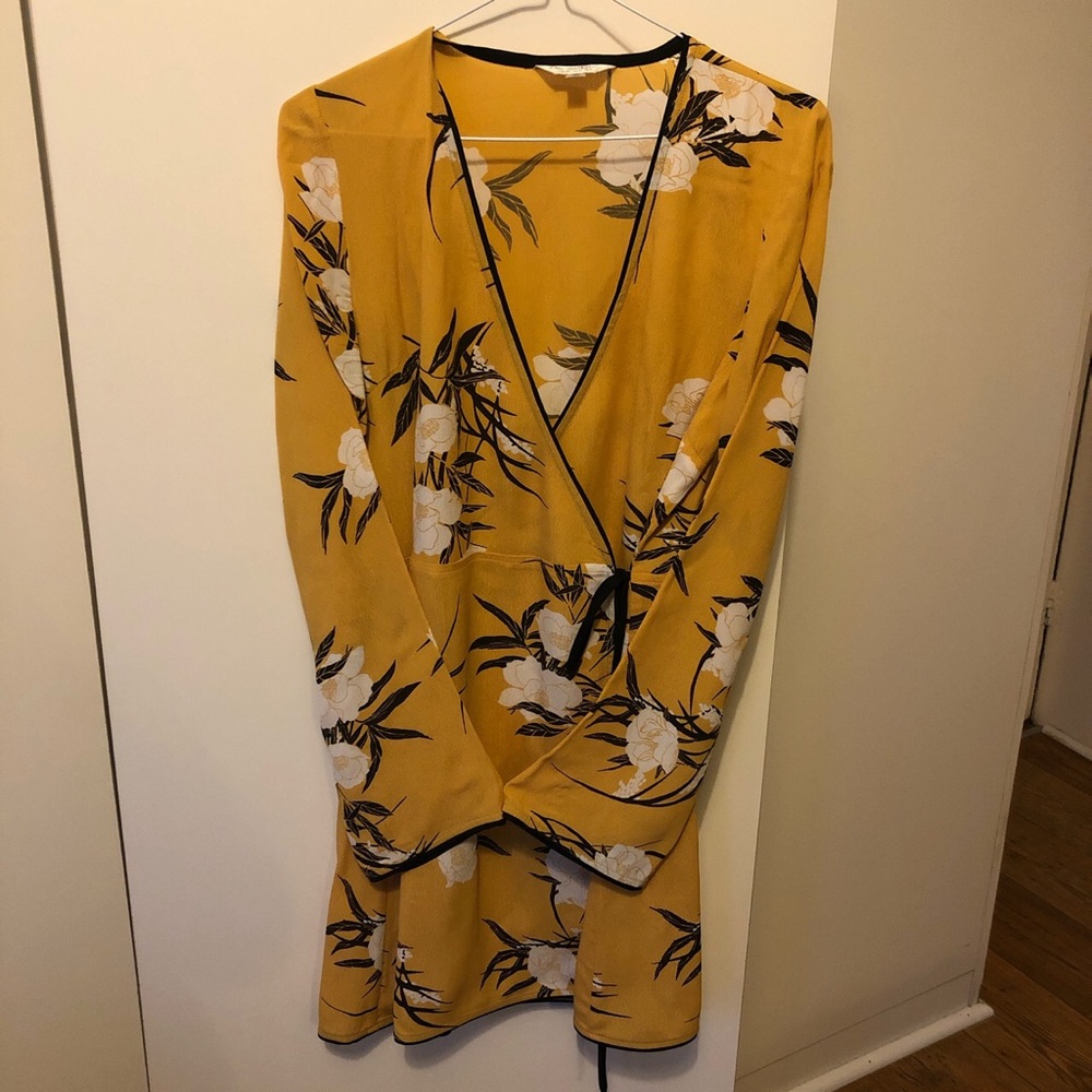 Miss Selfridge Floral Wrap Dress